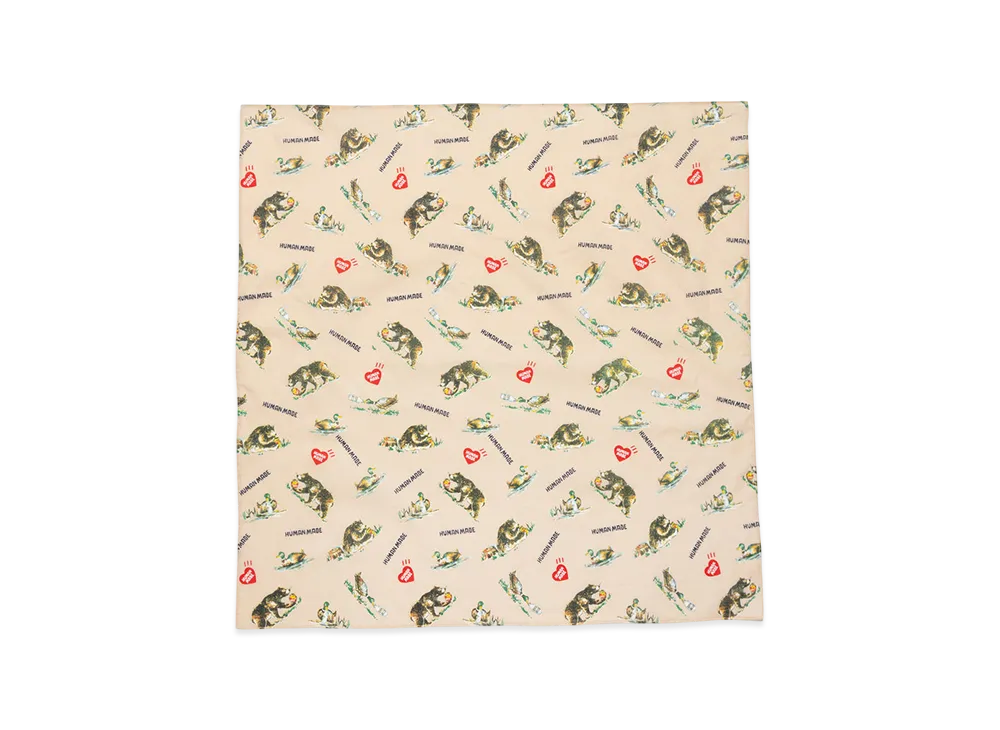 HUMAN MADE Big Bandana "White"