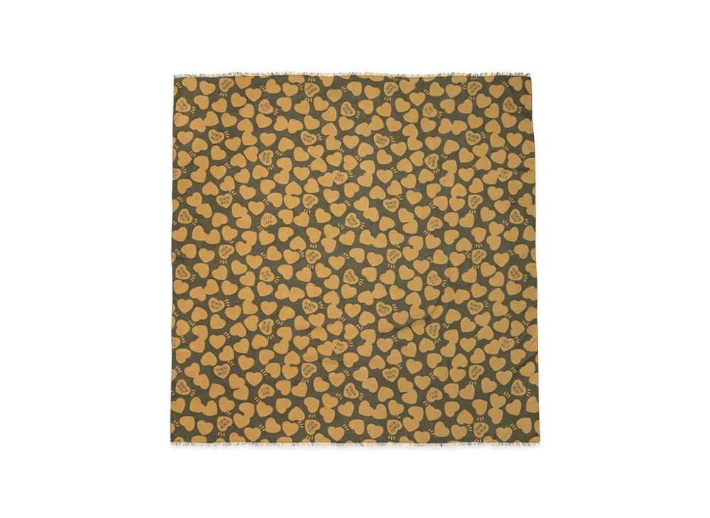 HUMAN MADE Heart Stole "Olivedrab"