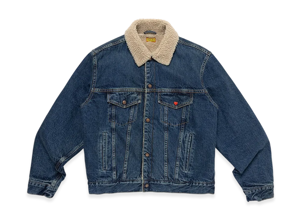 HUMAN MADE Boa Lined Denim Jacket "Indigo"