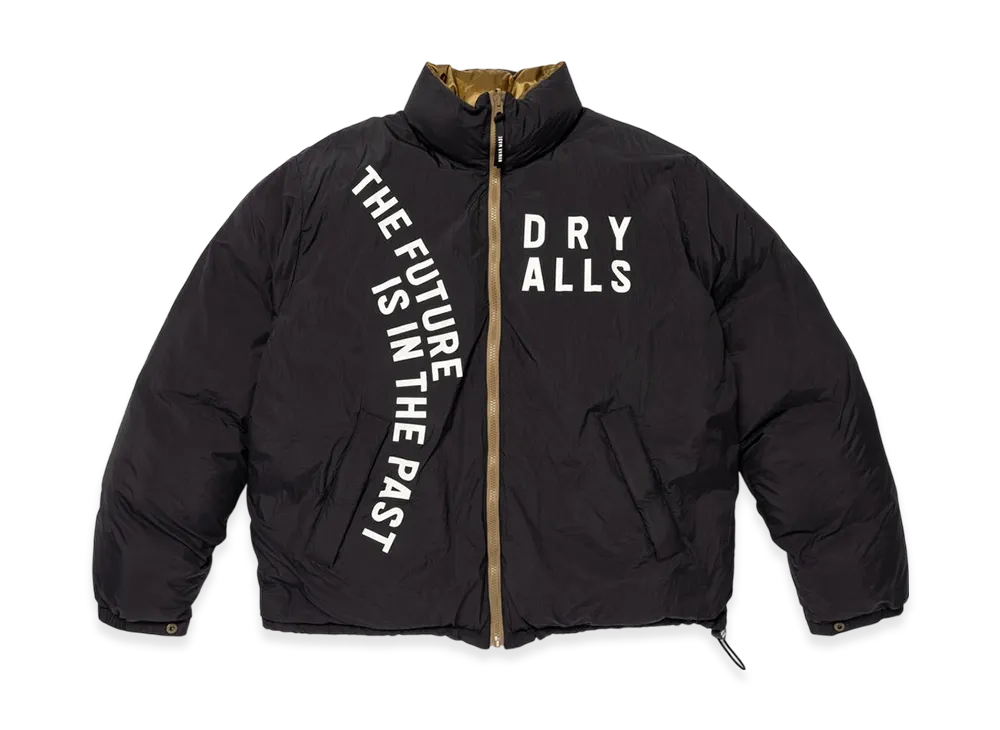 ヒューマンメイド リバーシブル ダウンジャケット "ブラック"