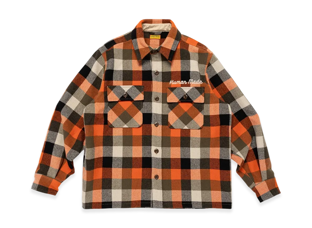 HUMAN MADE Wool Check Shirt Jacket 