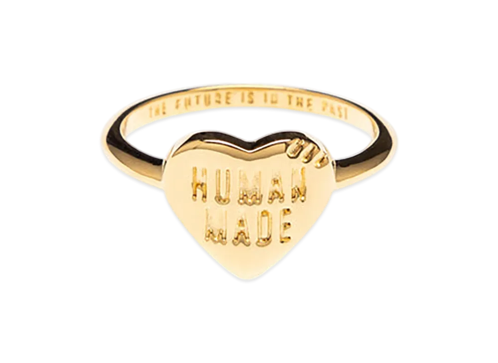 HUMAN MADE Heart Silver Ring "Gold"