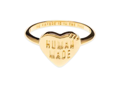 HUMAN MADE Heart Silver Ring "Gold"
