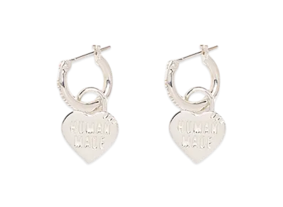 HUMAN MADE Heart Silver Earrings "Silver"