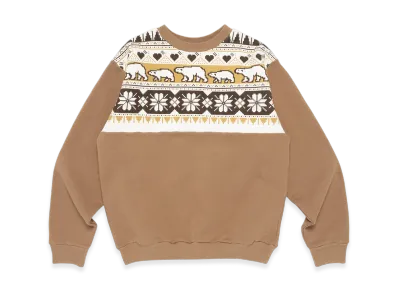 HUMAN MADE Snowflakes Sweatshirt "Beige"