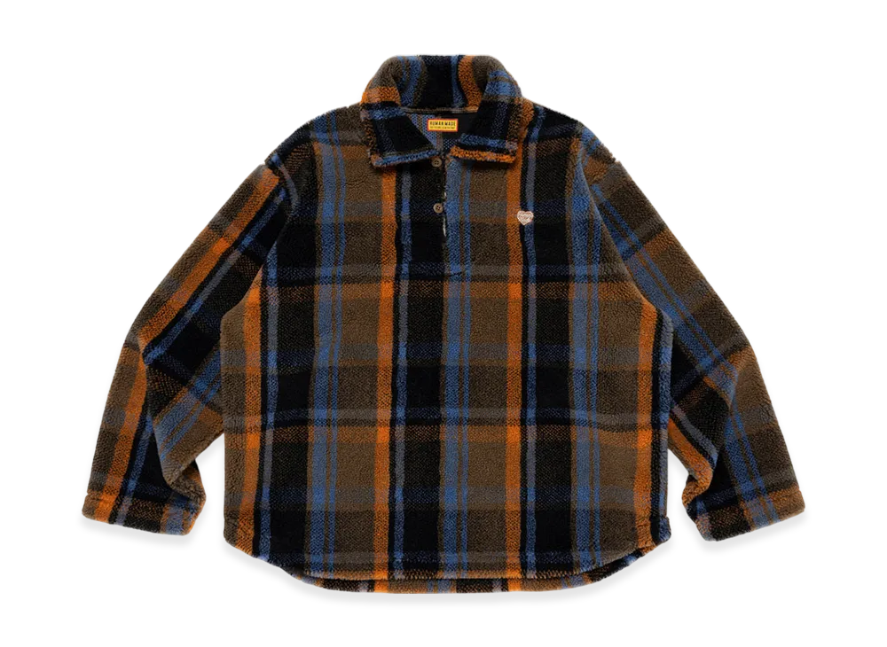 HUMAN MADE Fleece Pullover "Brown"