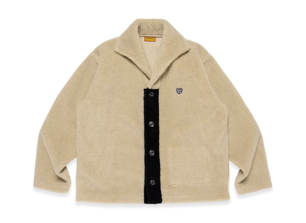 HUMAN MADE Fleece Shirt "Beige"