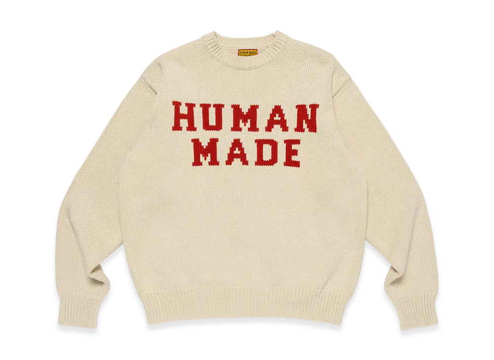 HUMAN MADE Graphic Sweater "White"
