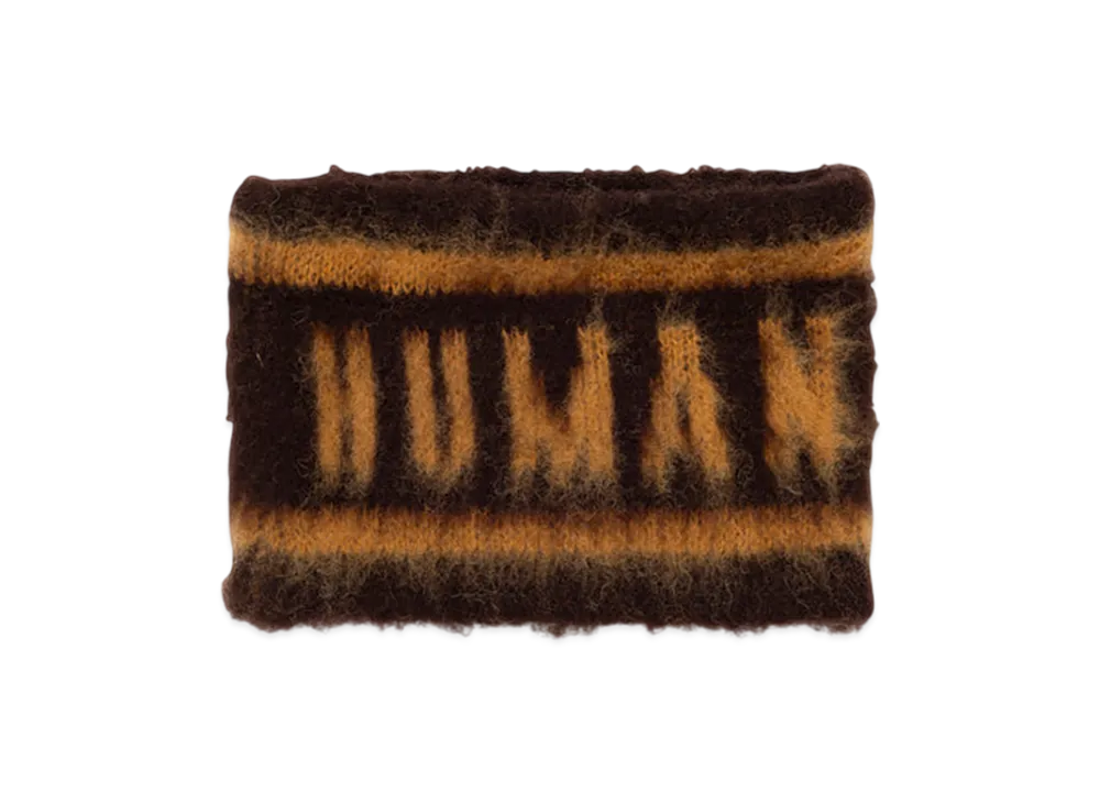 HUMAN MADE Shaggy Knit Logo Band "Brown"