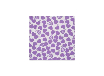 HUMAN MADE Heart Big Bandana "Purple"