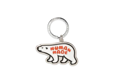 HUMAN MADE Animal Keyring "White"
