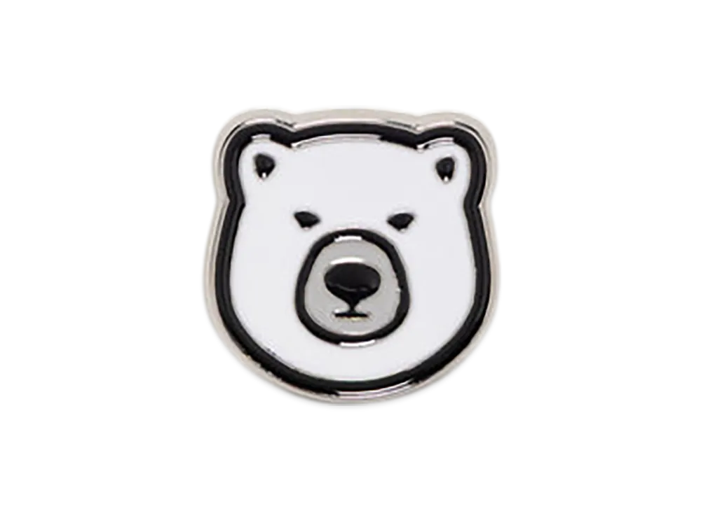 HUMAN MADE Animal Head Pins "White"