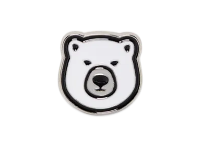 HUMAN MADE Animal Head Pins "White"