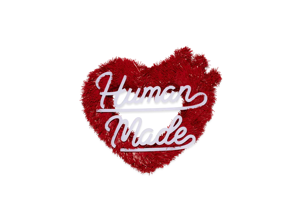HUMAN MADE Happy Holidays Wreath Large "Red"