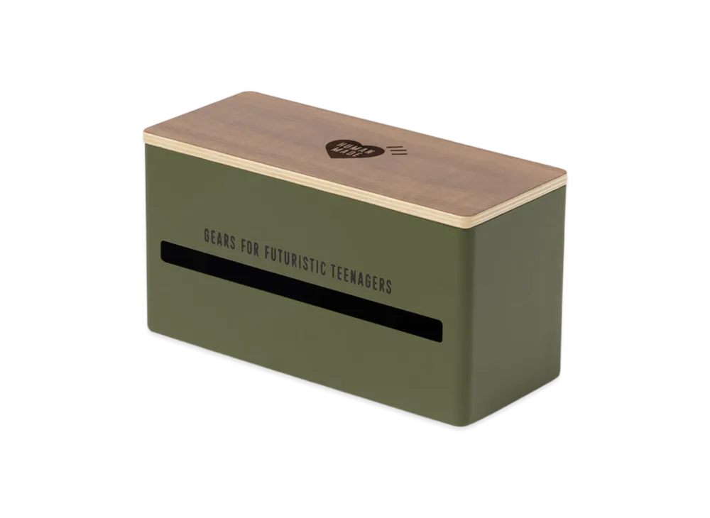HUMAN MADE Steel Tissue Case "Olivedrab"