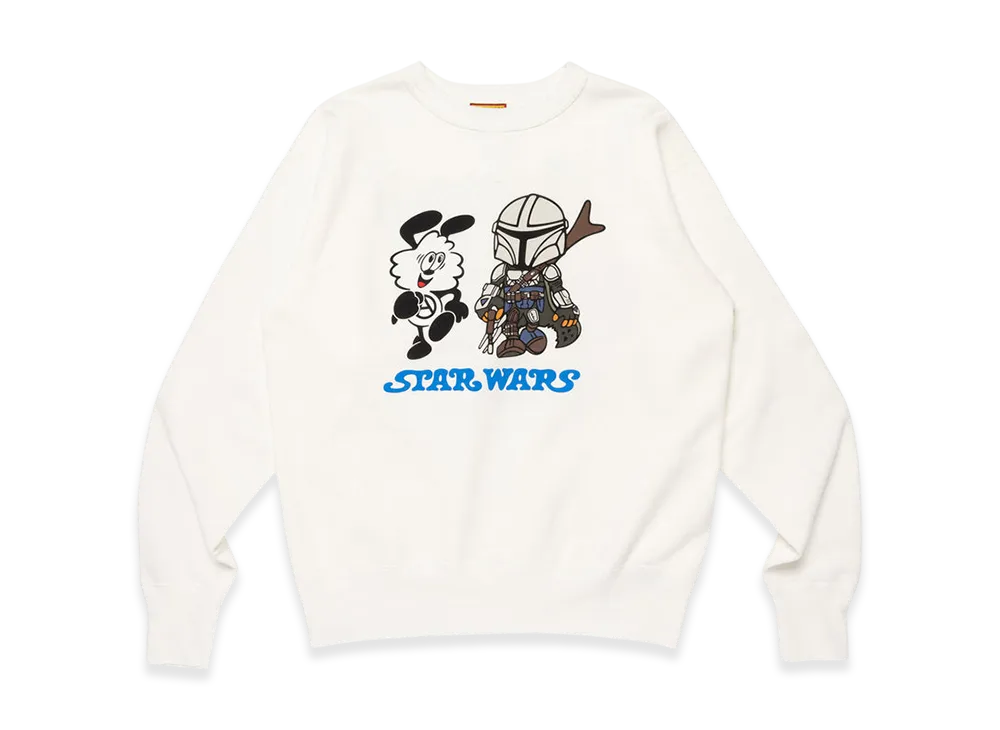 HUMAN MADE x STAR WARS Tsuriami Sweatshirt #1 by VERDY "White"