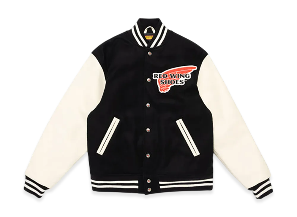 HUMAN MADE x RED WING Varsity Jacket "Black"