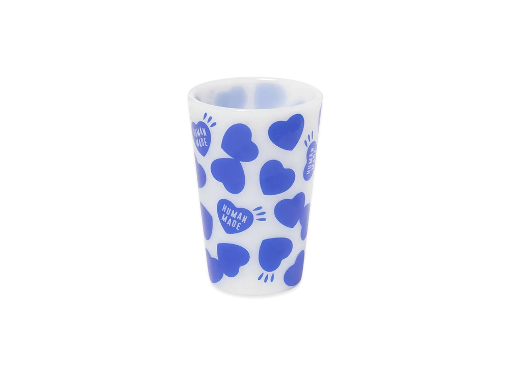 HUMAN MADE Heart Pattern Tumbler "Blue"