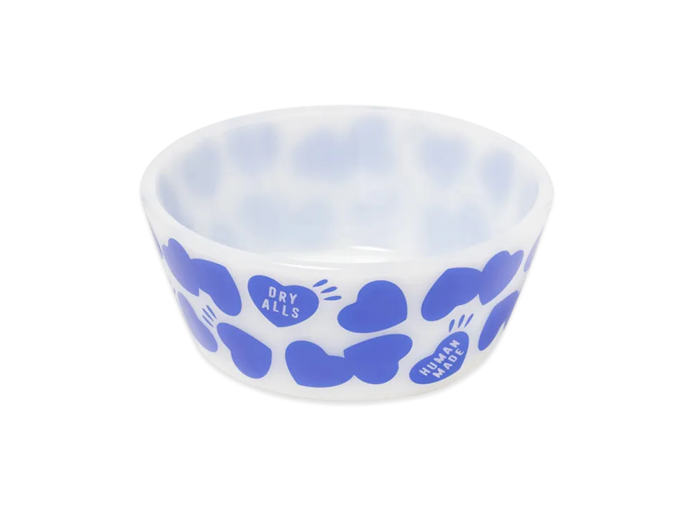 HUMAN MADE Heart Pattern Bowl "Blue"