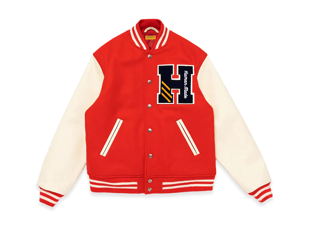HUMAN MADE Varsity Jacket "Red"