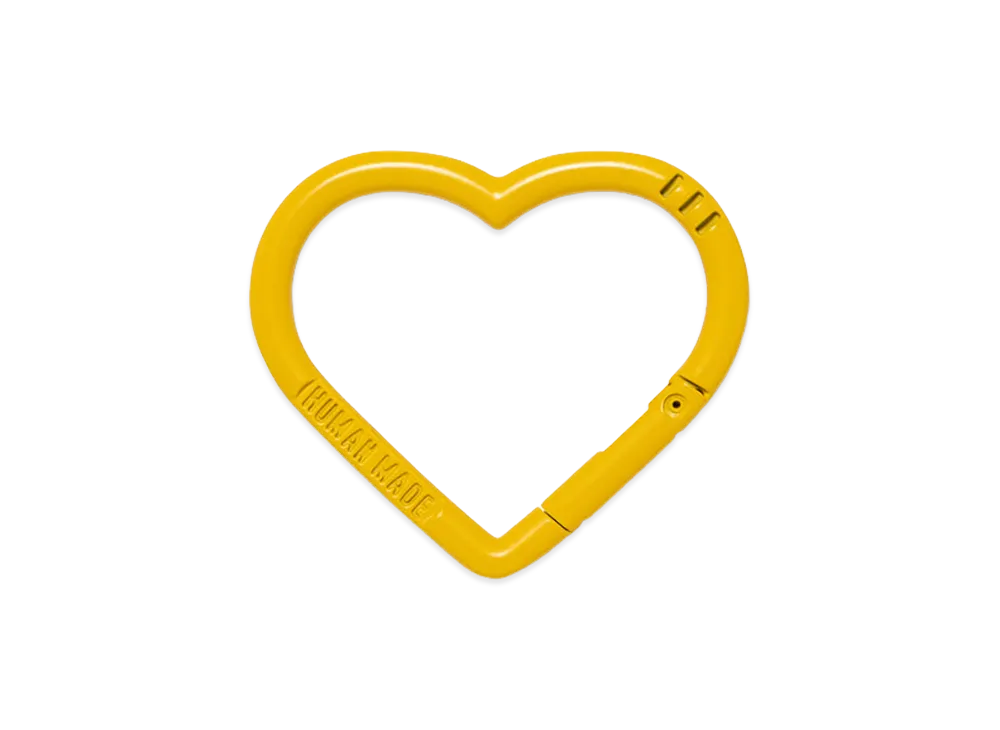 HUMAN MADE Heart Carabiner "Yellow"