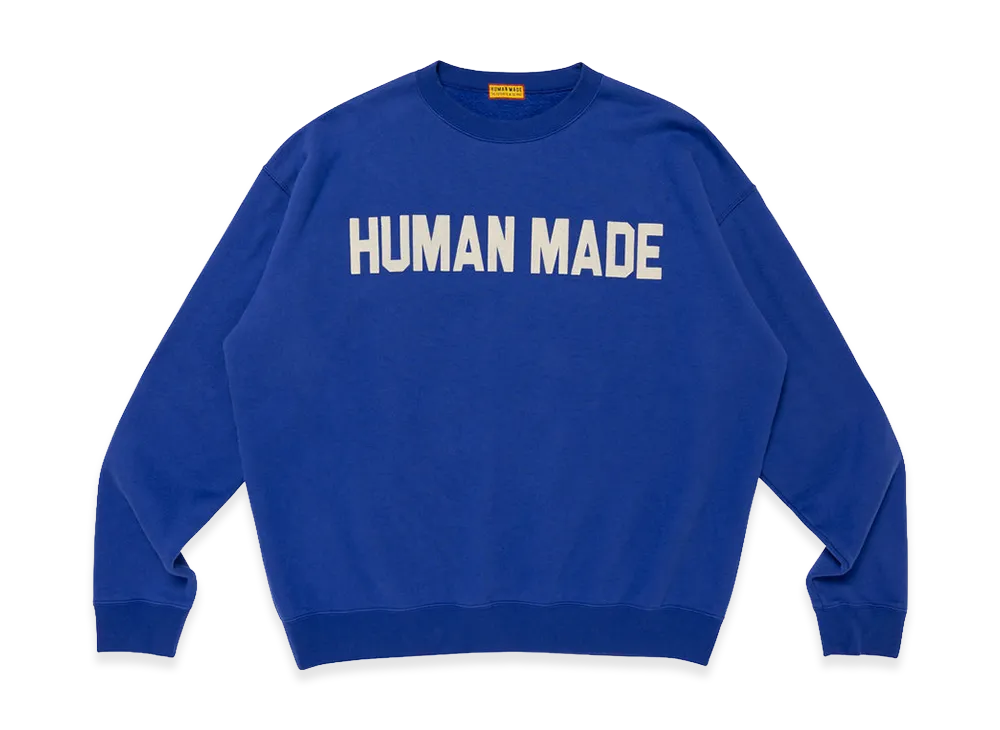 HUMAN MADE Wide Sweatshirt "Blue"