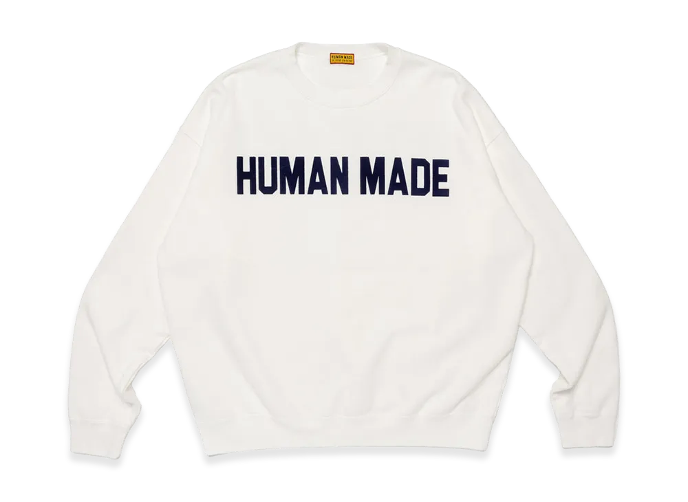 HUMAN MADE Wide Sweatshirt "White"