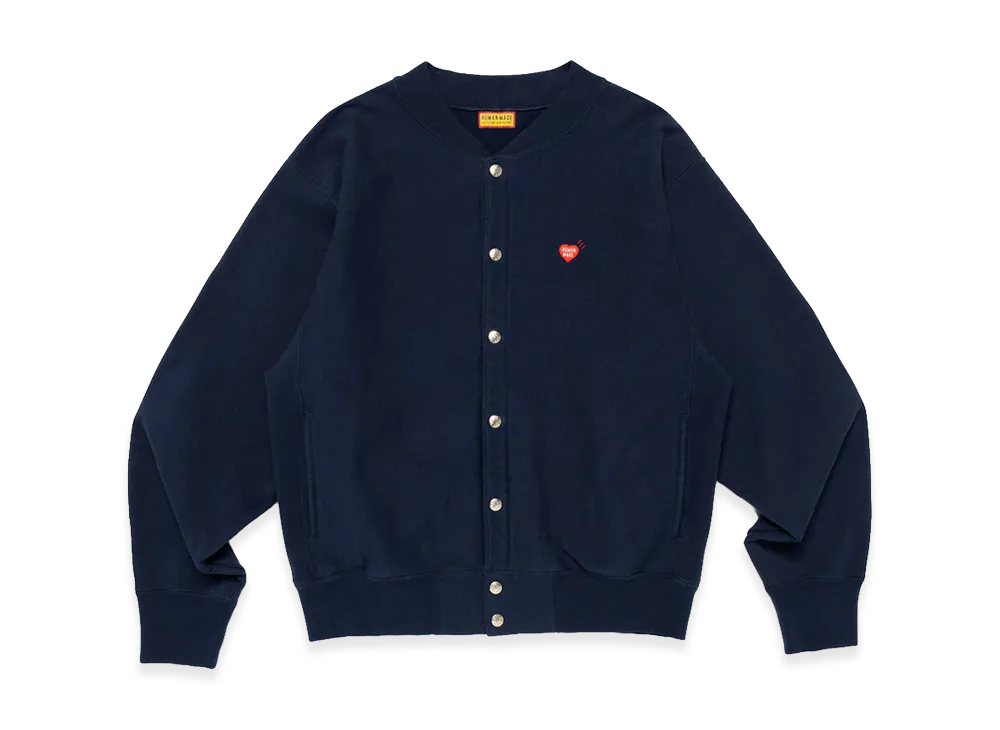 HUMAN MADE Sweat Cardigan "Navy"