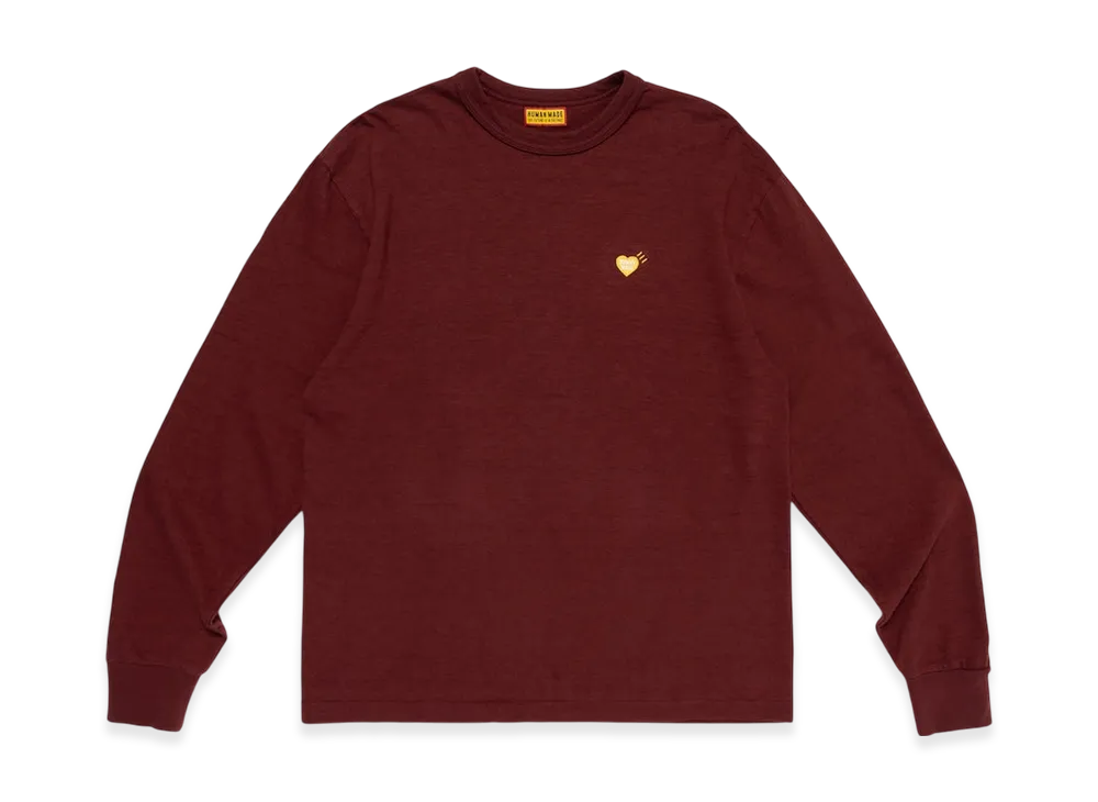 HUMAN MADE Graphic L/S T-Shirt "Burgundy"