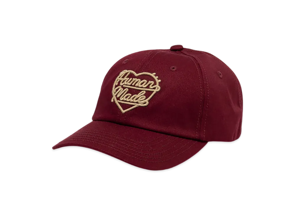 HUMAN MADE 6Panel Twill Cap "Burgundy"