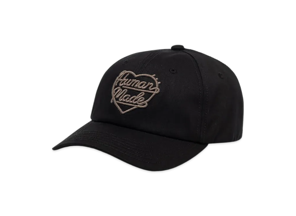 HUMAN MADE 6Panel Twill Cap "Black"