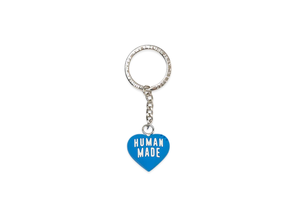 HUMAN MADE Heart Rubber Keychain "Blue"