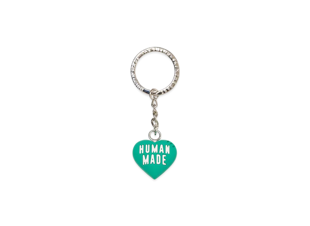 HUMAN MADE Heart Rubber Keychain "Green"
