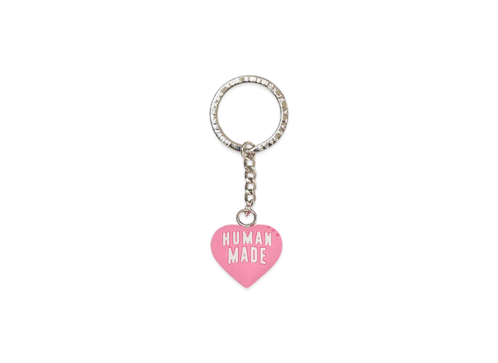 HUMAN MADE Heart Rubber Keychain "Pink"