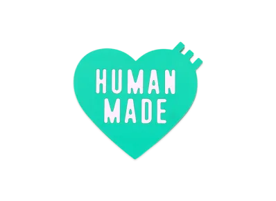 HUMAN MADE Heart Rubber Coaster "Green"