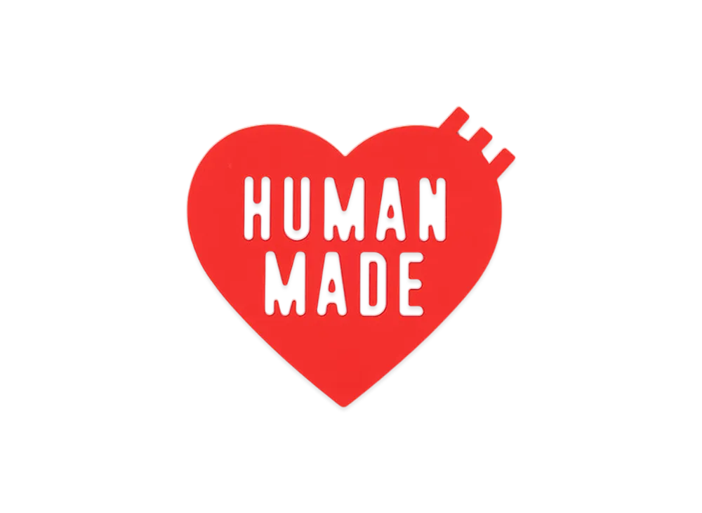 HUMAN MADE Heart Rubber Coaster "Red"