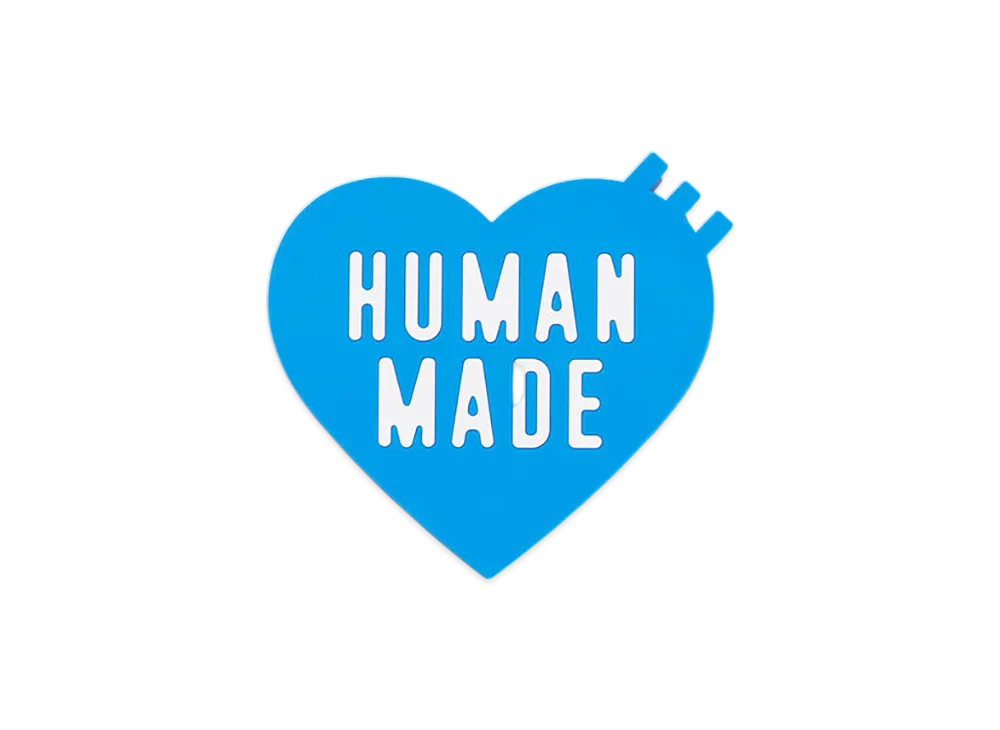 HUMAN MADE Heart Rubber Coaster "Blue"