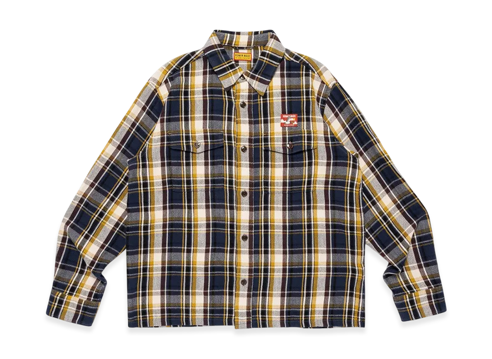 HUMAN MADE Check Shirt "Navy"