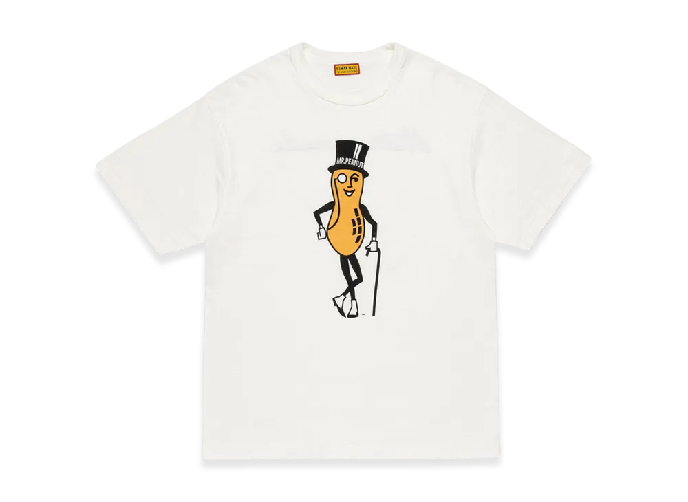 HUMAN MADE Mr.Peanut Graphic T-Shirt "White"