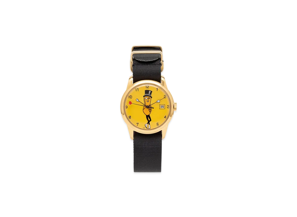 HUMAN MADE Mr.Peanut Military Watch "Yellow"