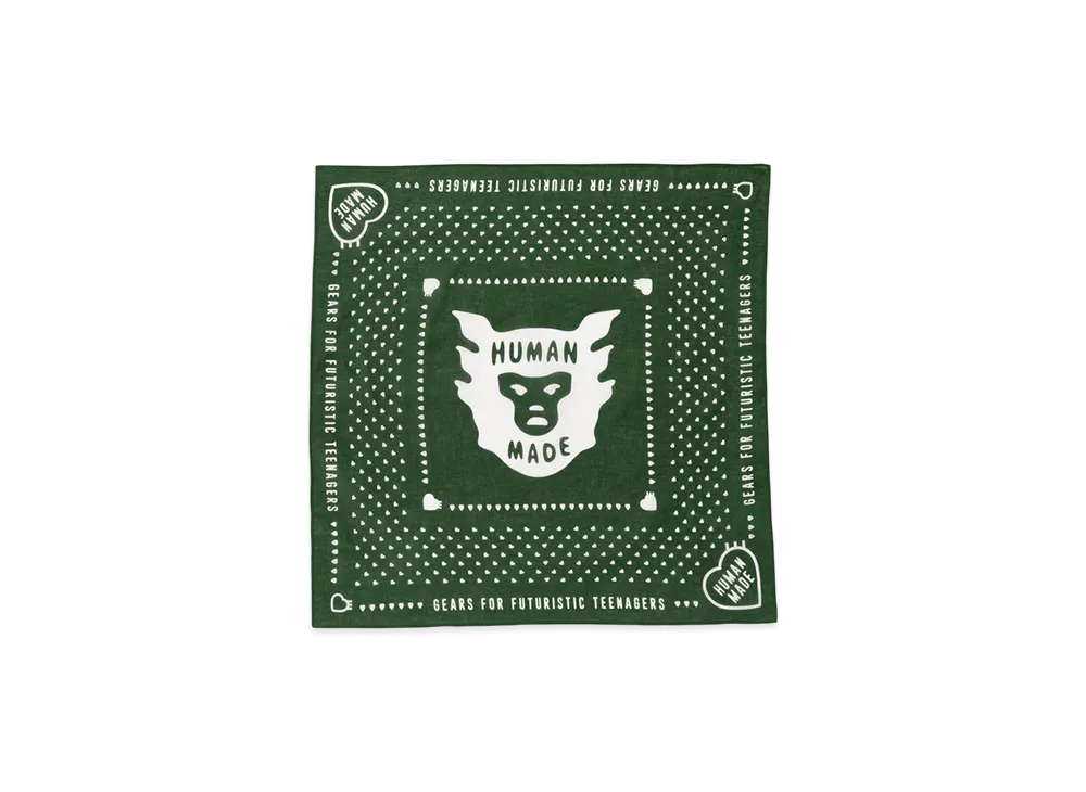 HUMAN MADE Bandana "Green"