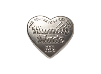 HUMAN MADE Heart Pins "Silver"