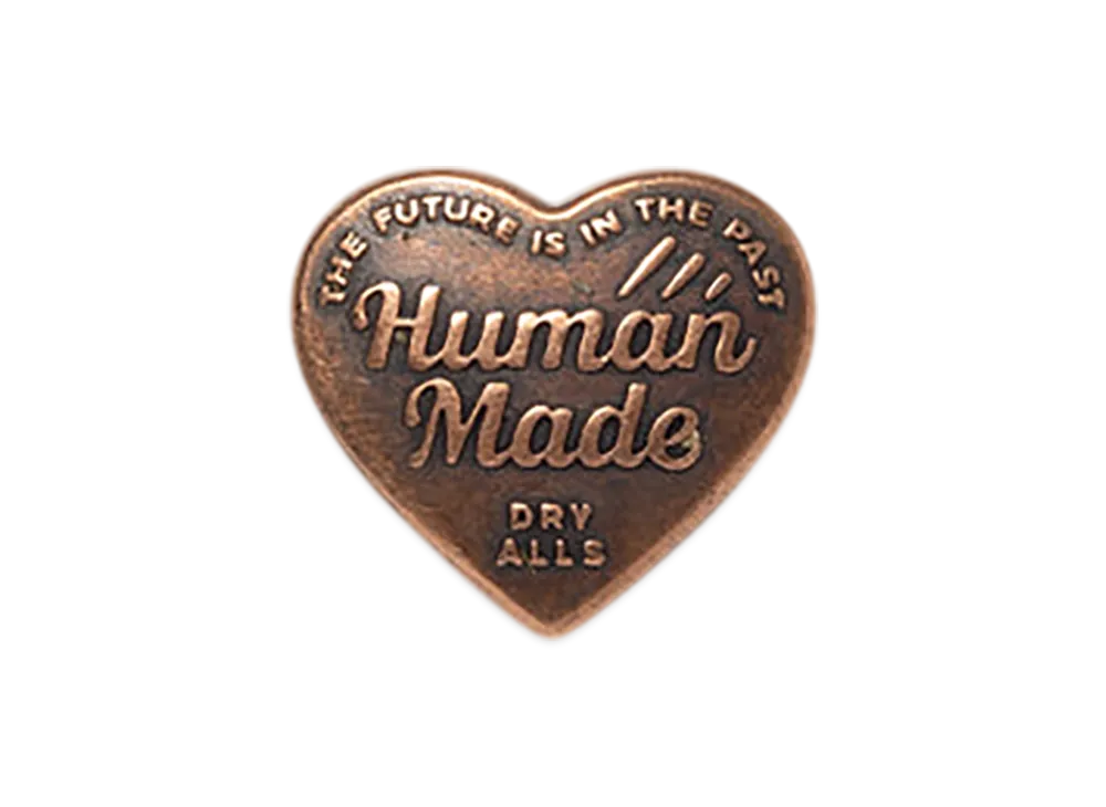 HUMAN MADE Heart Pins "Brown"