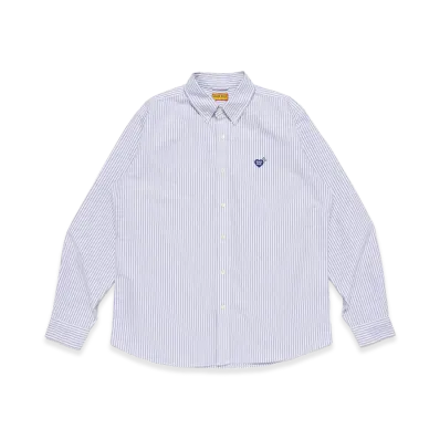 HUMAN MADE Oxford Striped BD Shirt "Blue"