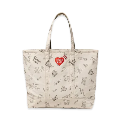 HUMAN MADE Corduroy Tote "White"