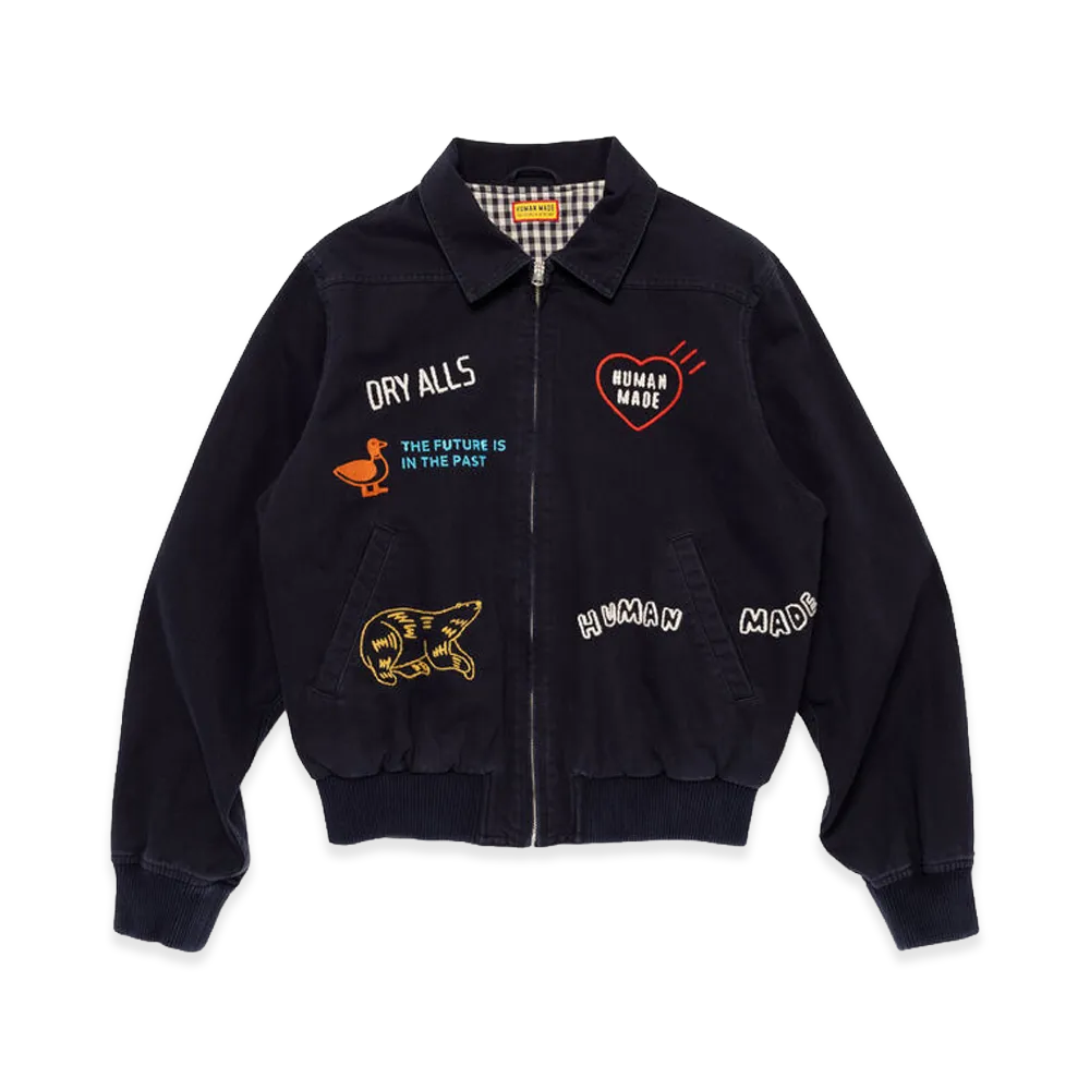 HUMAN MADE Zip-Up Blouson "Navy"
