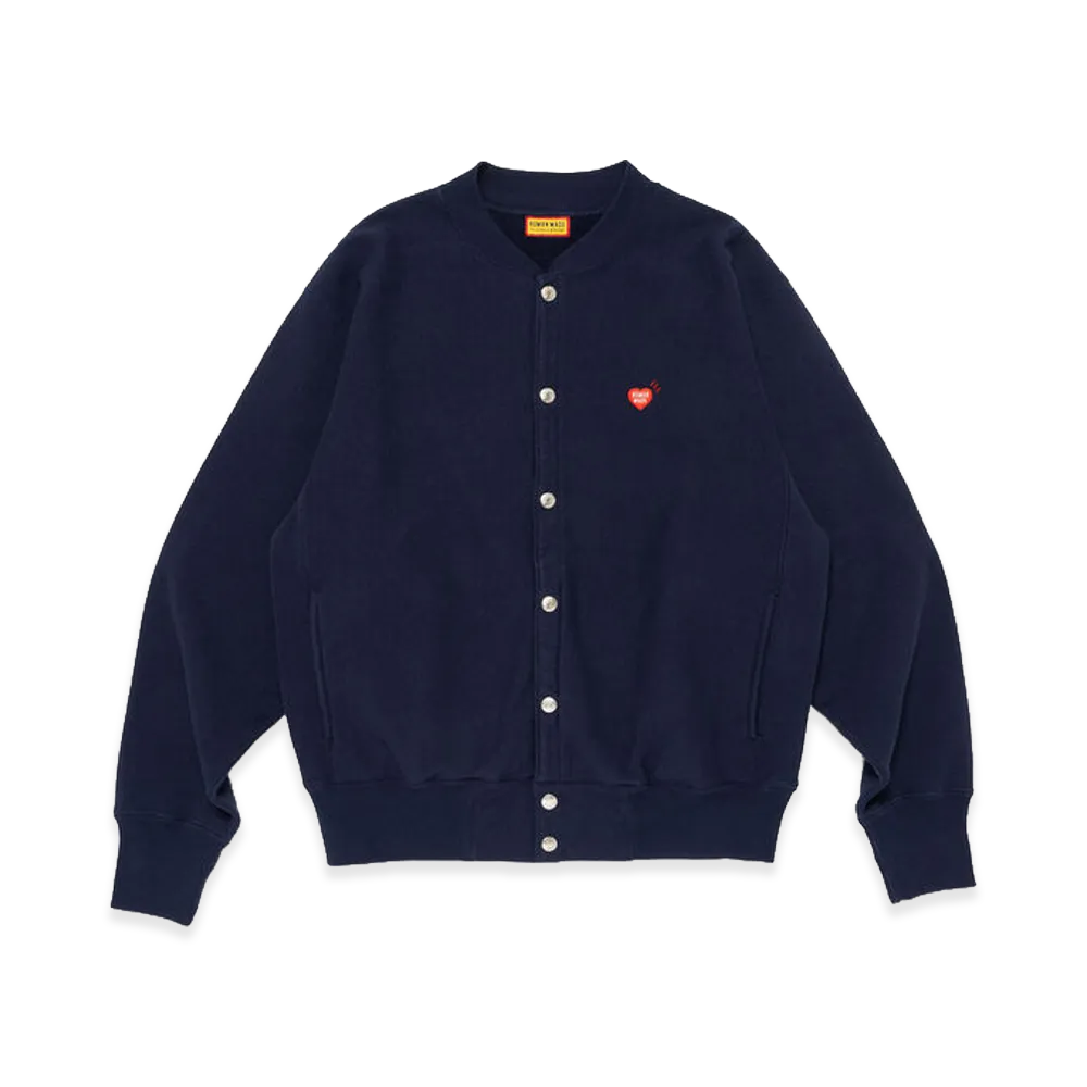 HUMAN MADE Heavyweight Sweat Cardigan "Navy"