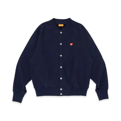 HUMAN MADE Heavyweight Sweat Cardigan "Navy"