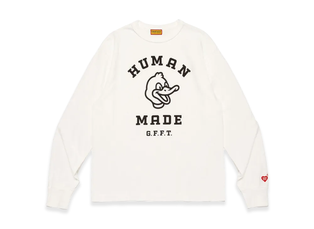 HUMAN MADE Graphic L/S T-Shirt "White"