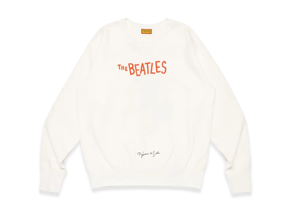HUMAN MADE The Beatles Tsuriami Sweatshirt "White"